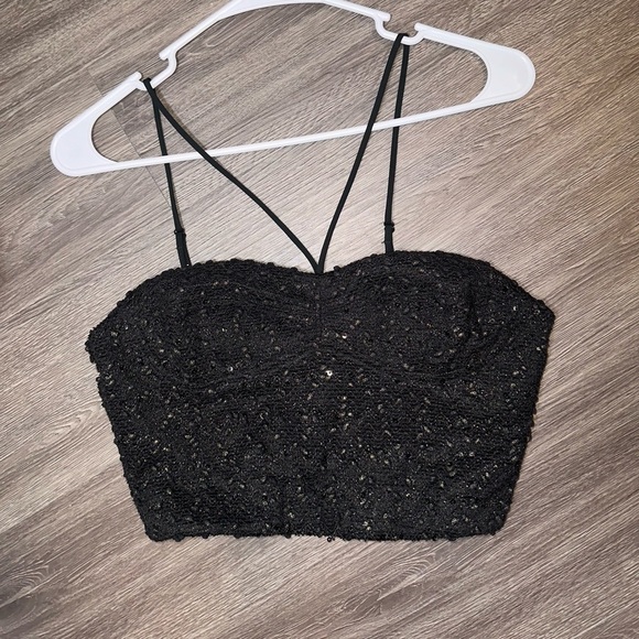 Dress The Population Sequined Crop Top NWOT - Picture 2 of 7